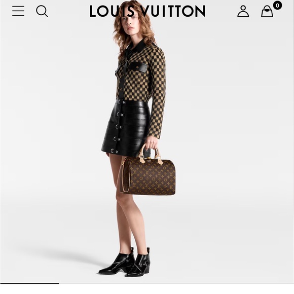 Louis Vuitton monogram speedy bandouliere 30 - Picture 12 of 14